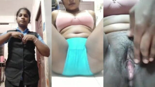 केटरिंग वाली लड़की का बूब्स और चूत वाला न्यूड वीडियो कॉल