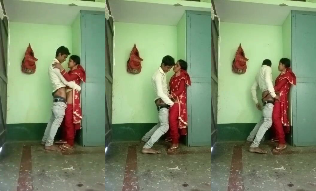 छोटी चाची को खड़े खड़े चोदा भतीजे ने और एमएमएस बनाया