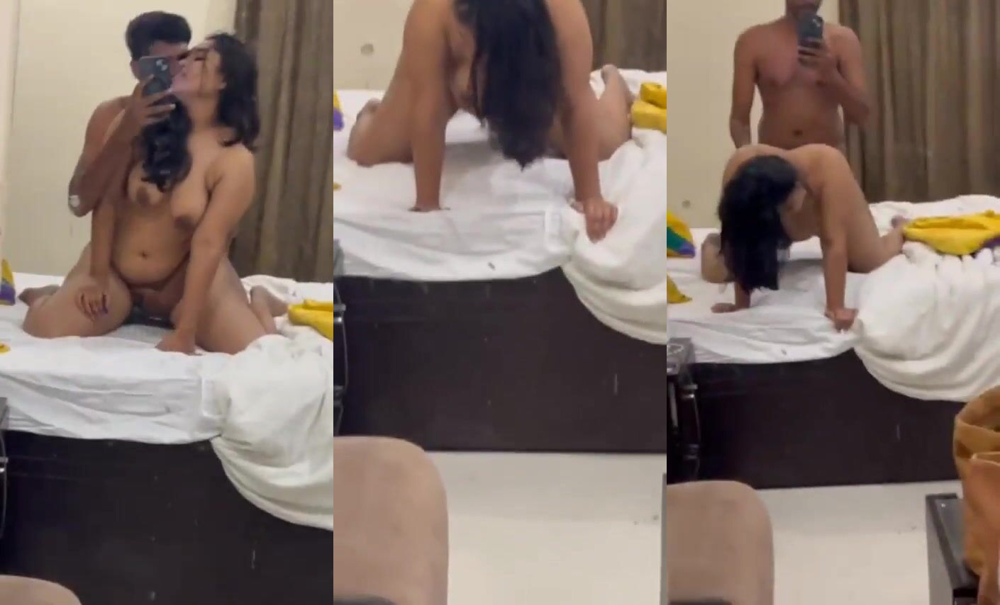 ऑफिस की बिग गांड लड़की की चुदाई की मिरर सेल्फी