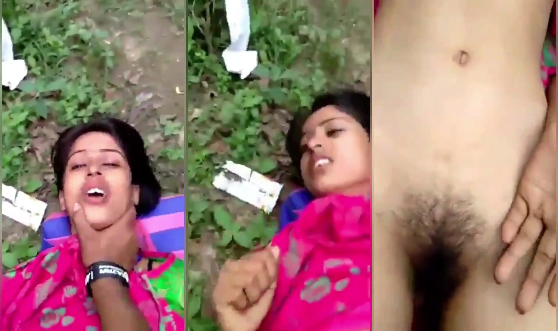 जंगल एमएमएस क्लिप – लड़की की हेरी चूत में ऊँगली की