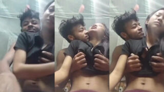 Boobs pressed of a college girl from NE India – MMS XXX clip