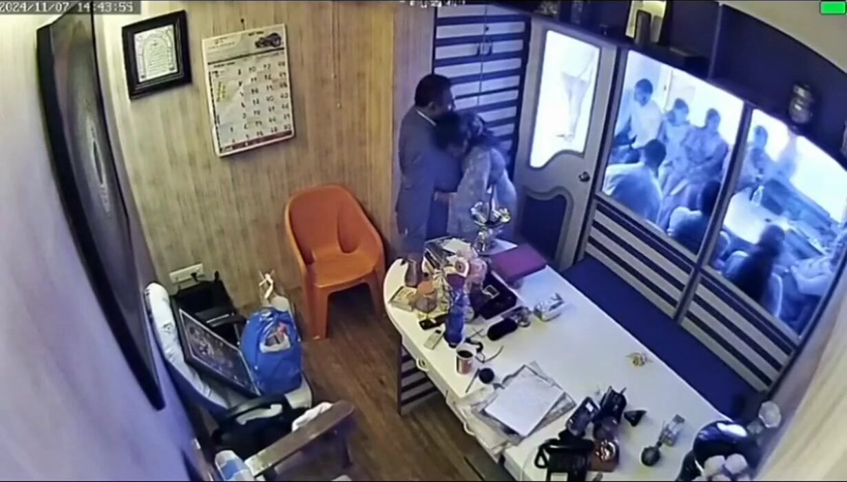 Blue film reel of sucking dick in an Indian office