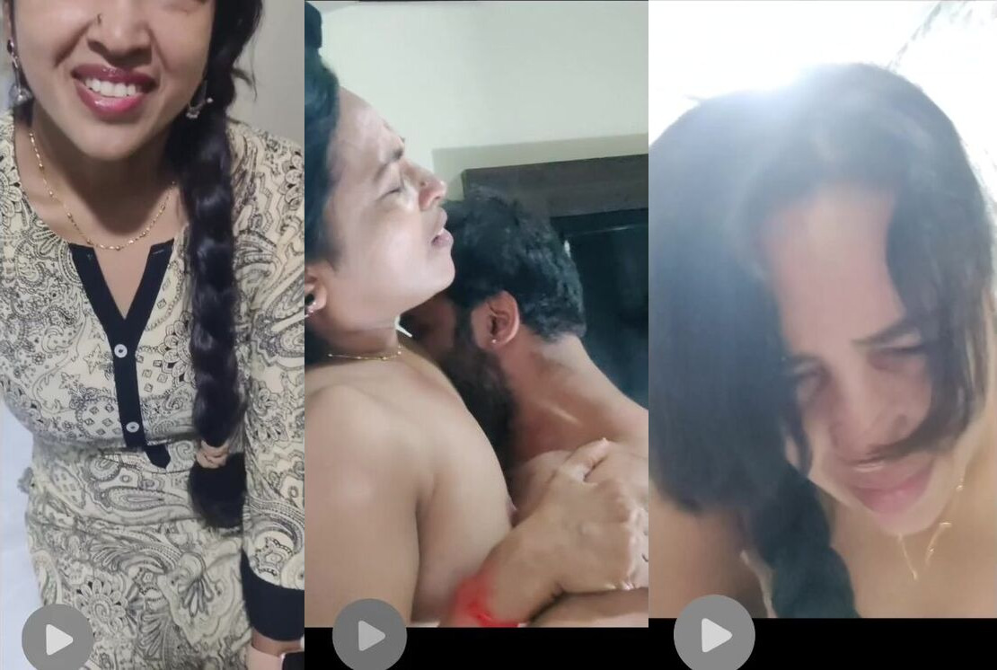 Hot XXX video of Sexy Indian Aunty sucking lover’s dick
