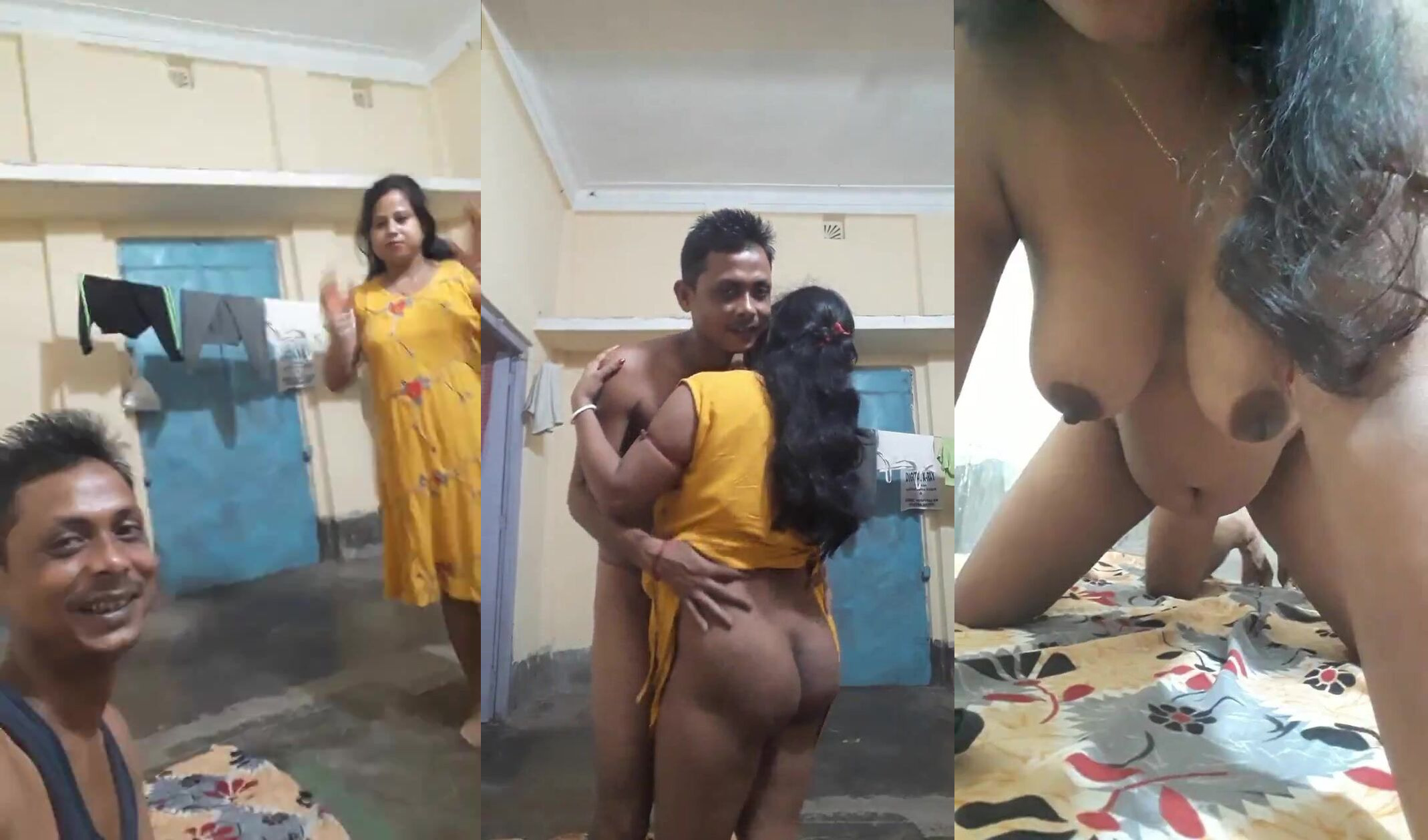 Hot XXX home video of horny Aunty sucking dick & fucking