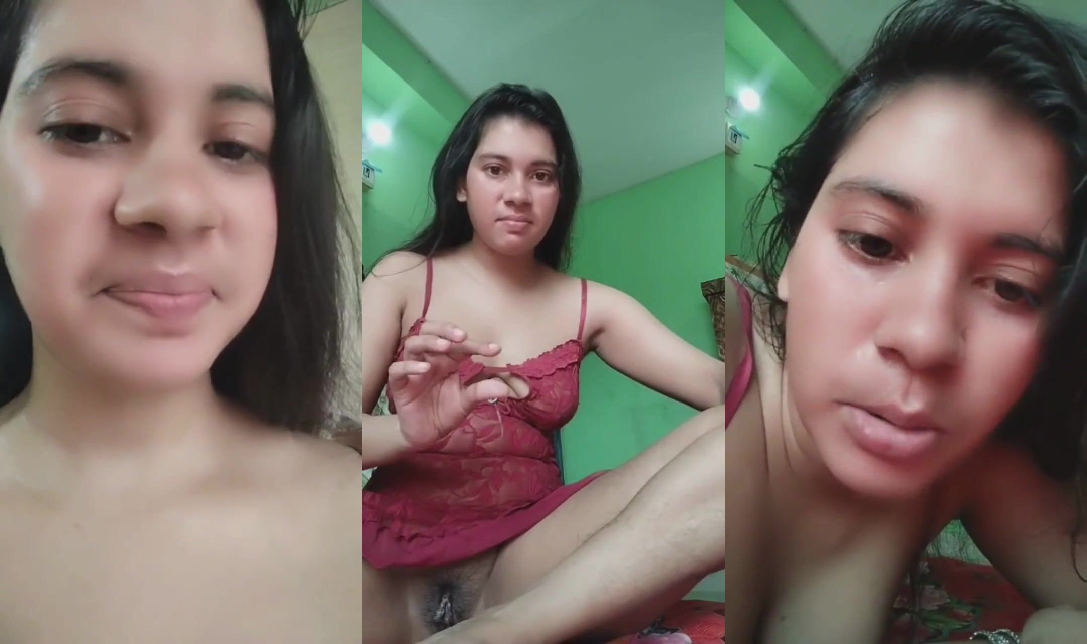 MMS selfie clip of hot Bengali Influencer showing her boobs