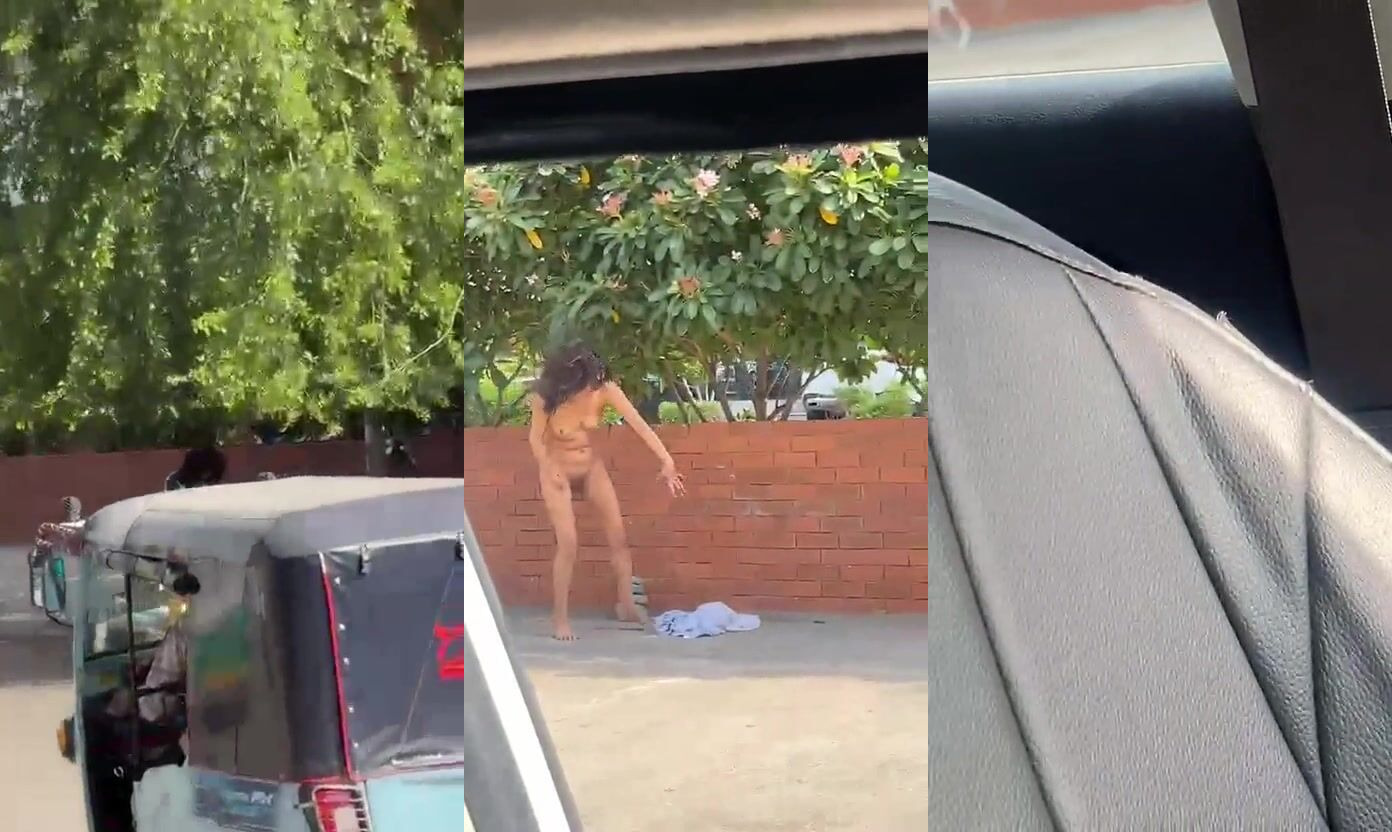 Viral xxx video of a nude Indian girl on Jaipur streets