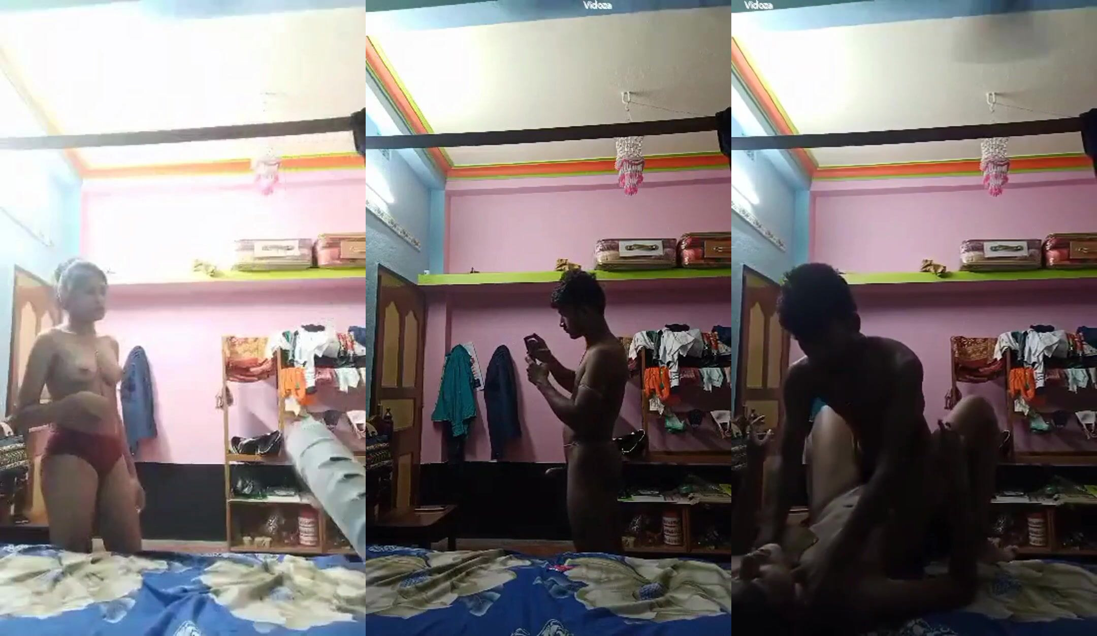 Desi MMS of a young couple fucking with a condom