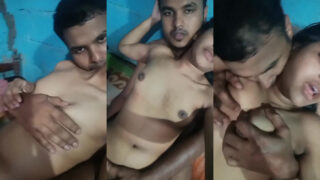 Horny Mallu Babe’s selfie vid of boob pressing by her lover