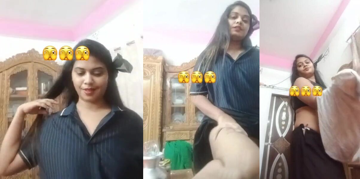 Sexy MMS XXX clip of a desi girl dancing to a Bollywood song