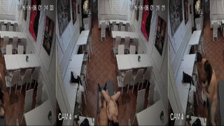 Horny Aunty fucked by her boss after work in an empty office