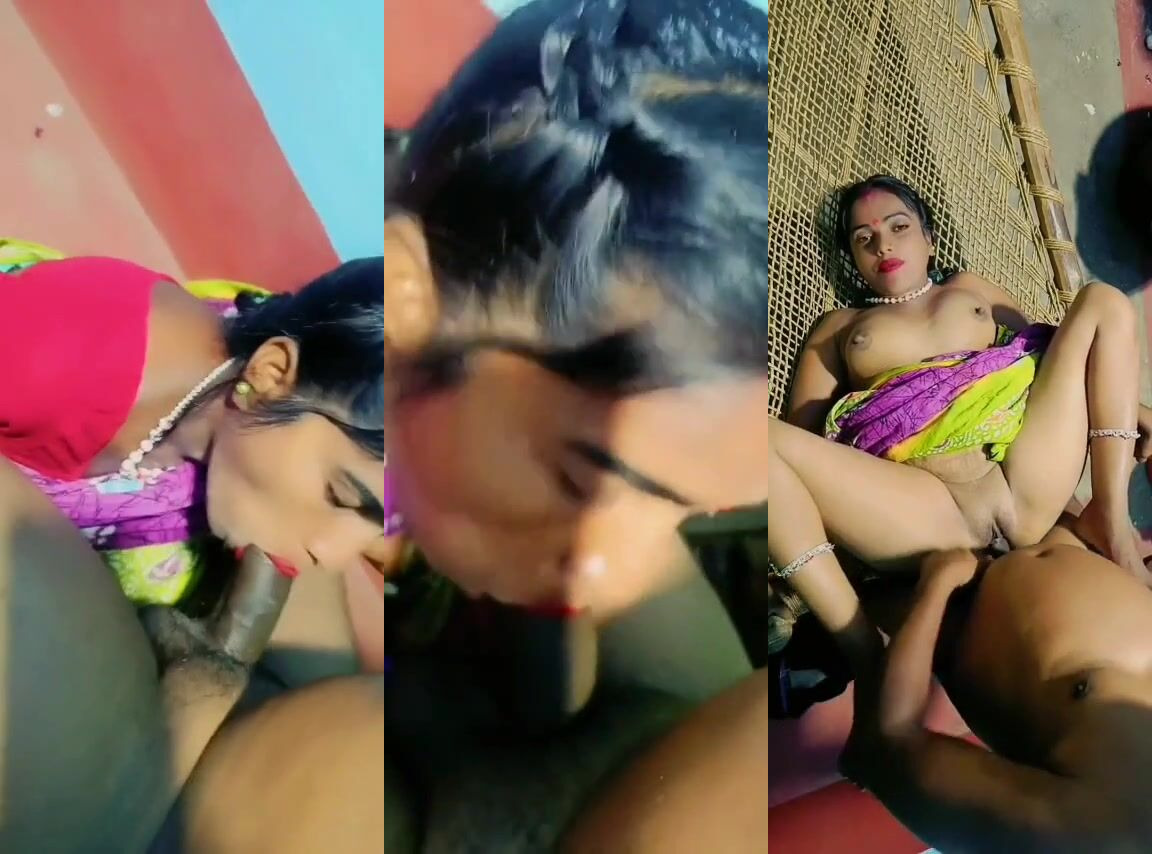 XXX desi video of Bhojpuri bhabhi’s blowjob & chudai