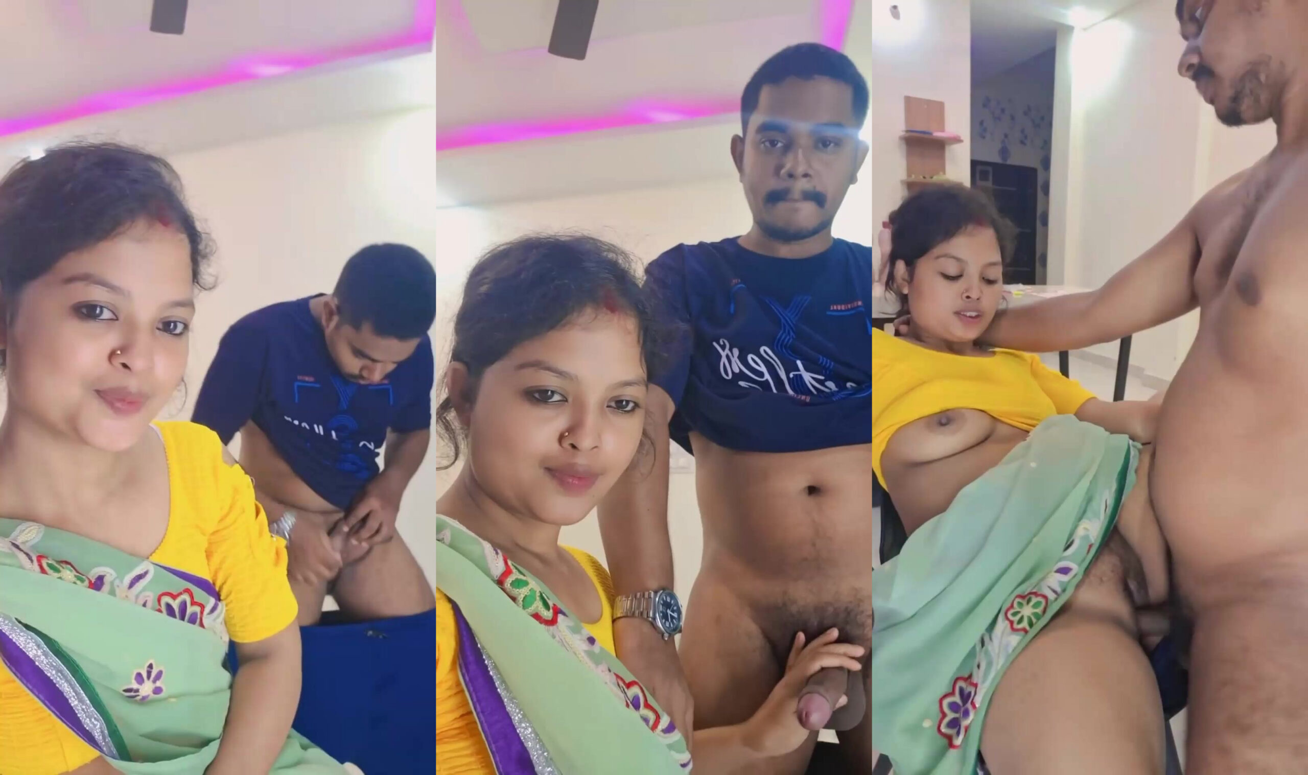 Horny Bangla Boudi’s video of hot sex with her boyfriend