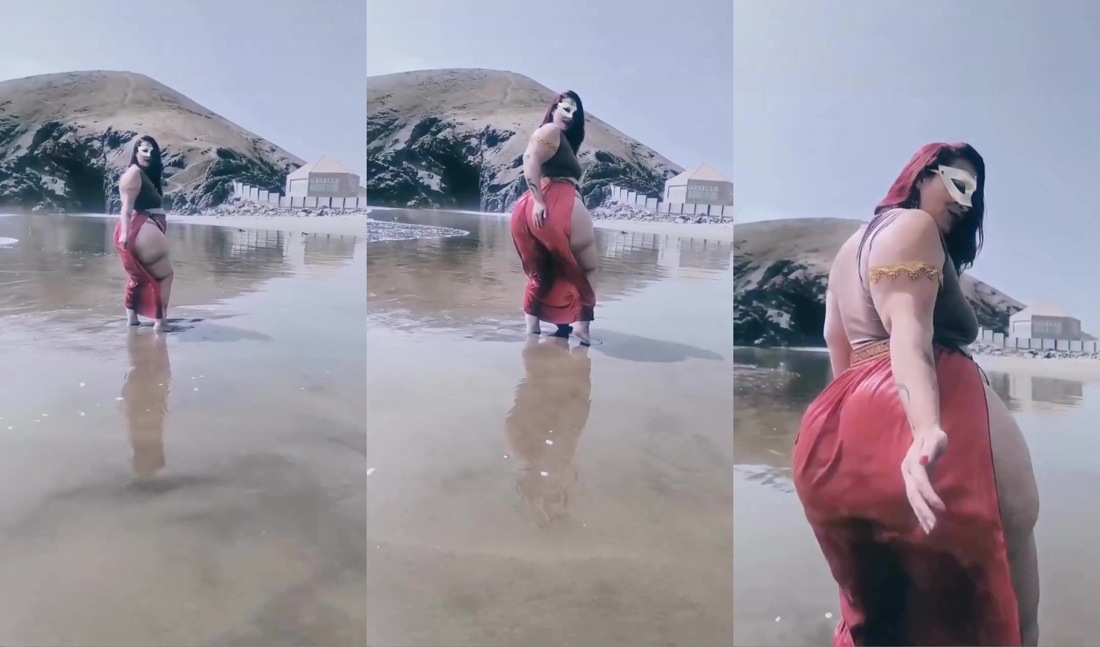टूरिस्ट स्पॉट पर मटके जैसी गांड हिला के नाची भाभी!